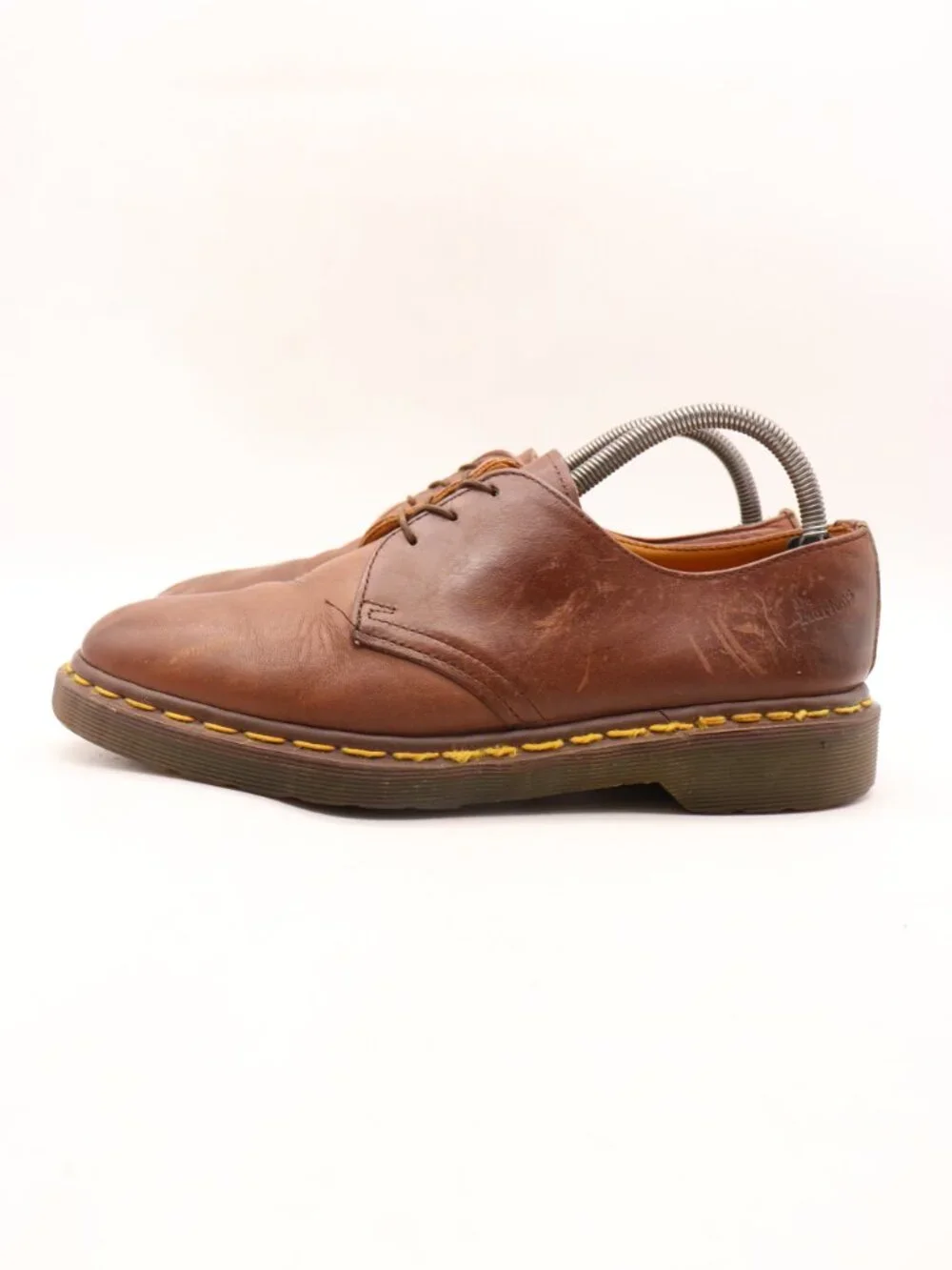 Doc Dr. Martens 1461 Men’s US 9 UK 8 Brown Leather 3 Eye Derby Oxford England